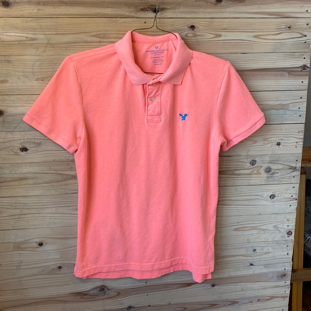 Bright American Eagle polo size medium. Short sleeve.